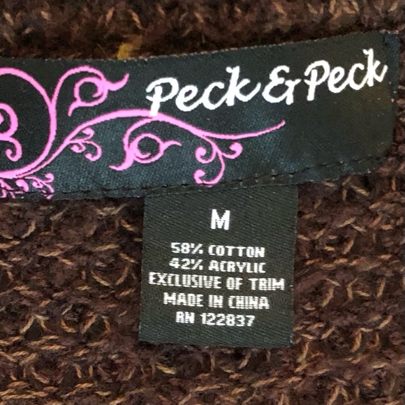 Previously Worn Brown Full Length Sweater With Button Closure - Picture 4 of 6